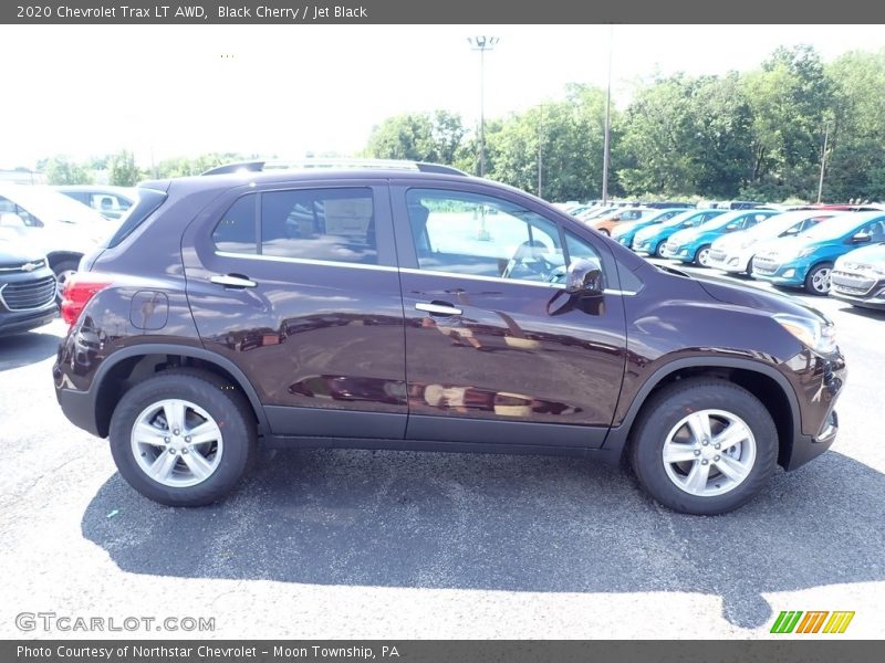Black Cherry / Jet Black 2020 Chevrolet Trax LT AWD