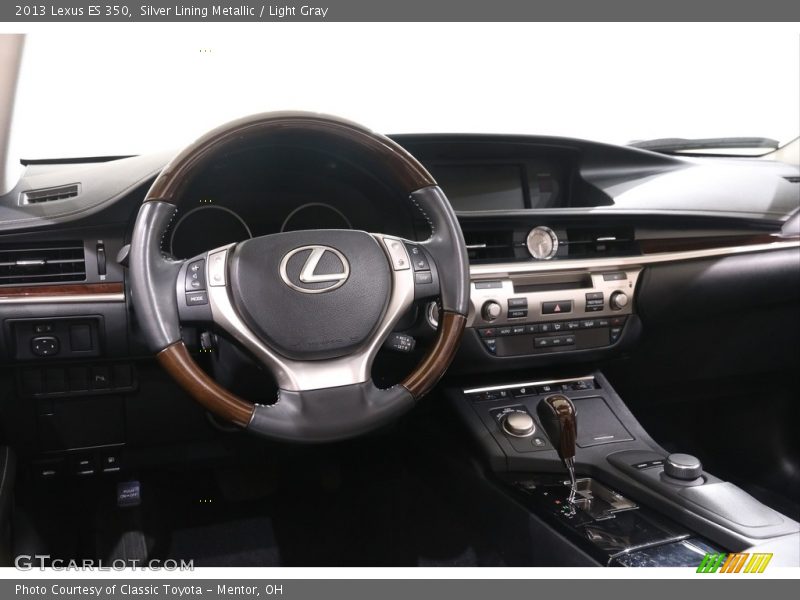 Silver Lining Metallic / Light Gray 2013 Lexus ES 350
