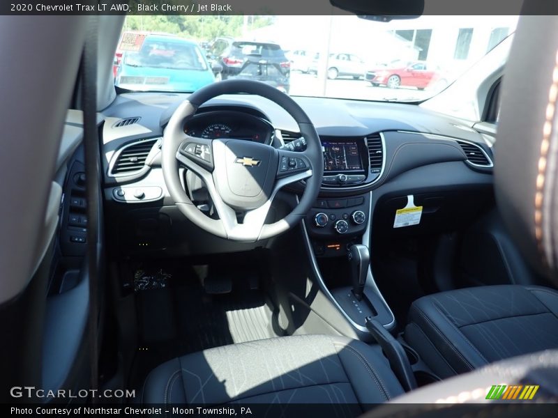 Black Cherry / Jet Black 2020 Chevrolet Trax LT AWD