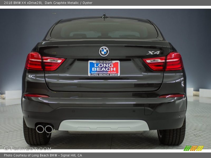 Dark Graphite Metallic / Oyster 2018 BMW X4 xDrive28i