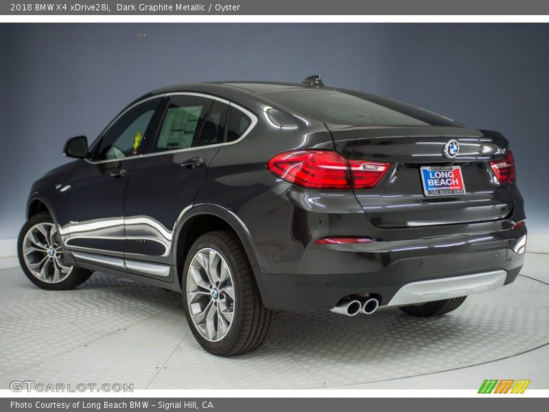 Dark Graphite Metallic / Oyster 2018 BMW X4 xDrive28i