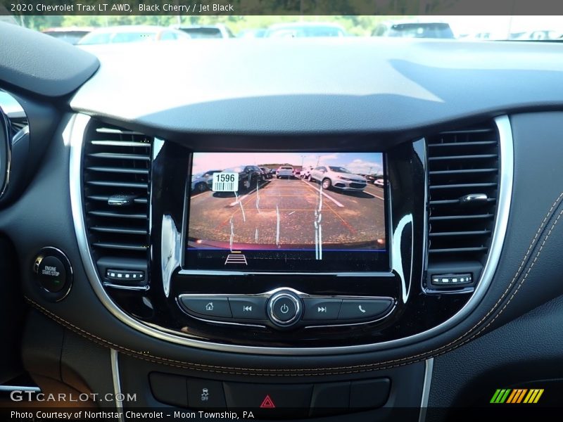 Black Cherry / Jet Black 2020 Chevrolet Trax LT AWD