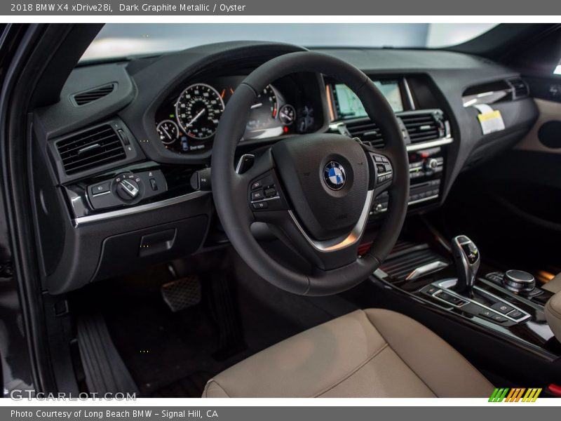 Dark Graphite Metallic / Oyster 2018 BMW X4 xDrive28i