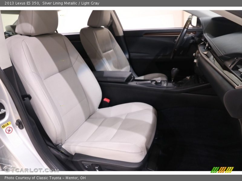 Silver Lining Metallic / Light Gray 2013 Lexus ES 350