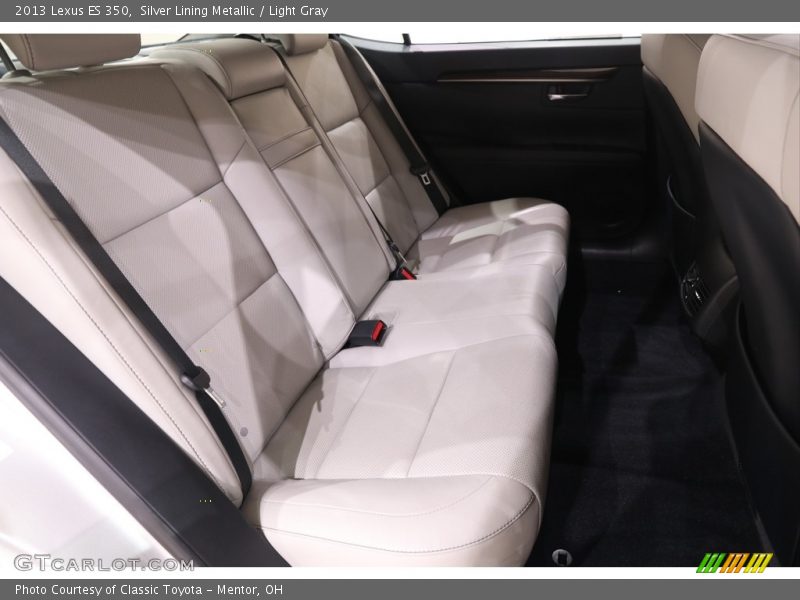 Silver Lining Metallic / Light Gray 2013 Lexus ES 350