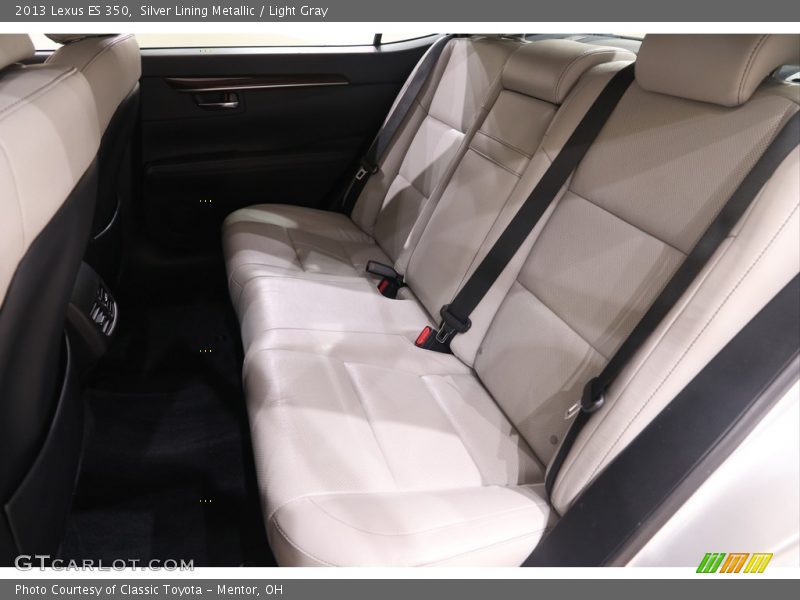 Silver Lining Metallic / Light Gray 2013 Lexus ES 350