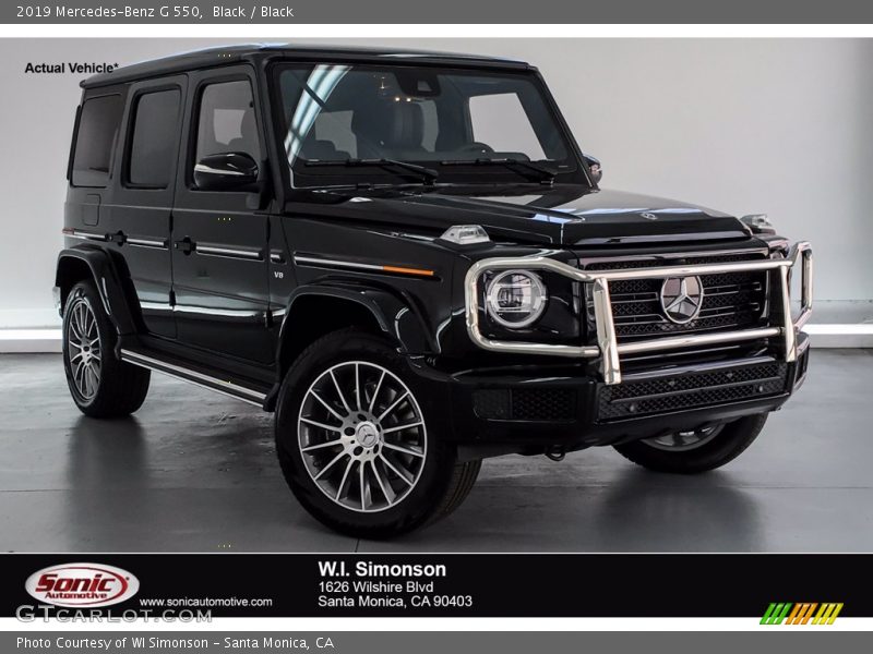Black / Black 2019 Mercedes-Benz G 550