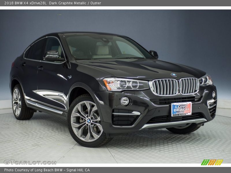 Dark Graphite Metallic / Oyster 2018 BMW X4 xDrive28i