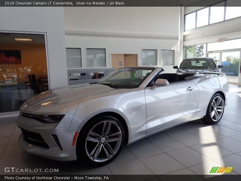 Silver Ice Metallic / Jet Black 2018 Chevrolet Camaro LT Convertible