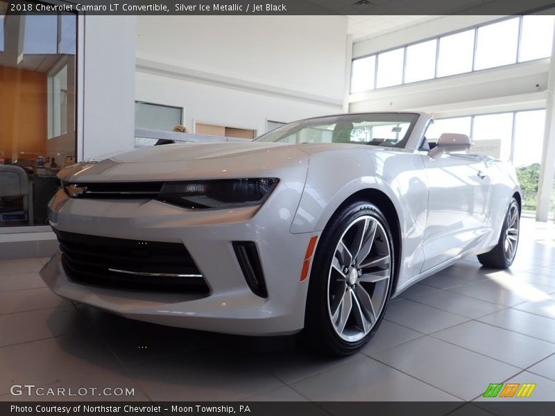 Silver Ice Metallic / Jet Black 2018 Chevrolet Camaro LT Convertible