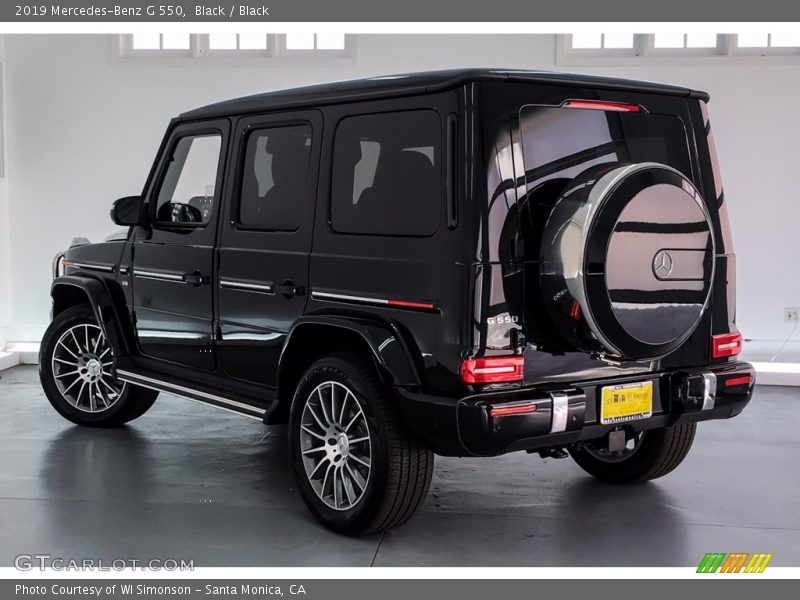 Black / Black 2019 Mercedes-Benz G 550