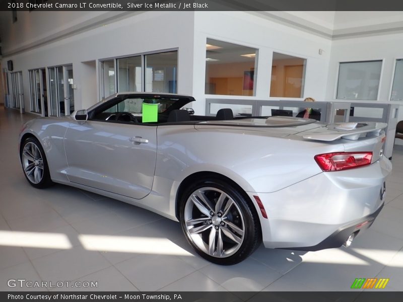 Silver Ice Metallic / Jet Black 2018 Chevrolet Camaro LT Convertible