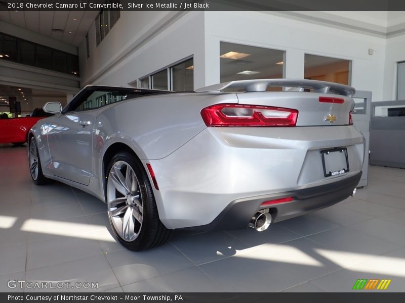 Silver Ice Metallic / Jet Black 2018 Chevrolet Camaro LT Convertible