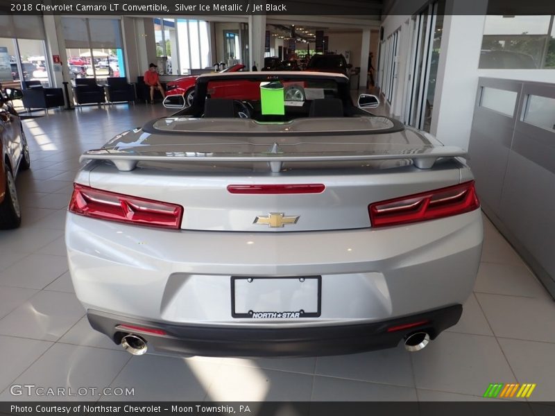 Silver Ice Metallic / Jet Black 2018 Chevrolet Camaro LT Convertible