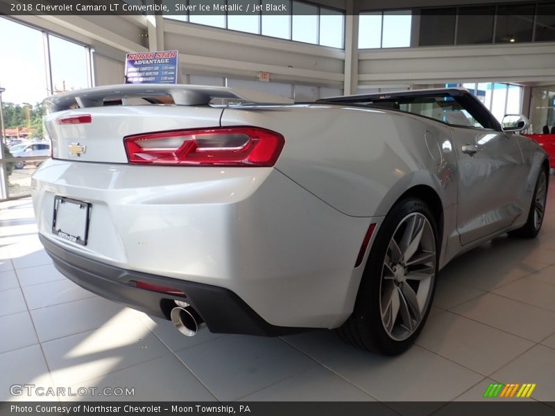 Silver Ice Metallic / Jet Black 2018 Chevrolet Camaro LT Convertible