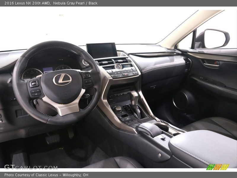 Nebula Gray Pearl / Black 2016 Lexus NX 200t AWD