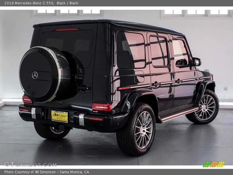 Black / Black 2019 Mercedes-Benz G 550