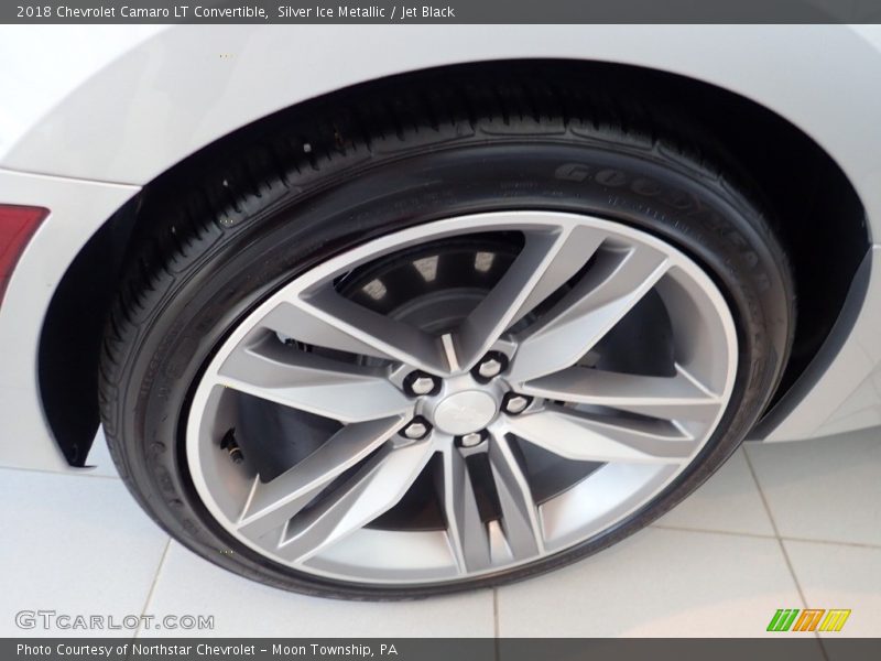Silver Ice Metallic / Jet Black 2018 Chevrolet Camaro LT Convertible