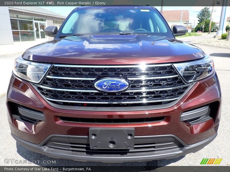 Rich Copper Metallic / Ebony 2020 Ford Explorer XLT 4WD