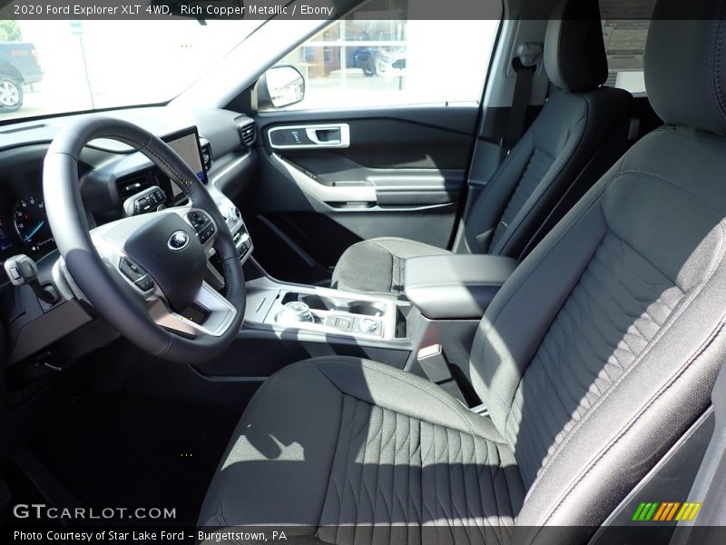 Rich Copper Metallic / Ebony 2020 Ford Explorer XLT 4WD