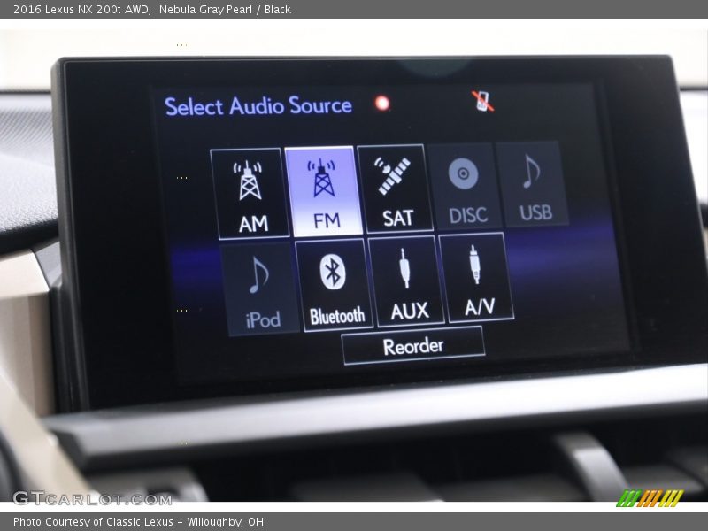 Nebula Gray Pearl / Black 2016 Lexus NX 200t AWD