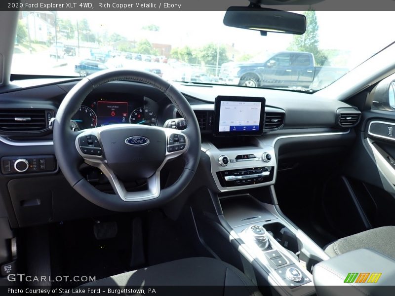Rich Copper Metallic / Ebony 2020 Ford Explorer XLT 4WD