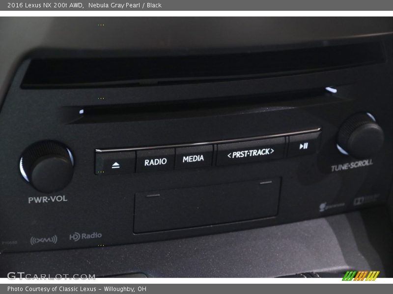 Nebula Gray Pearl / Black 2016 Lexus NX 200t AWD