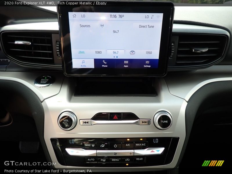 Rich Copper Metallic / Ebony 2020 Ford Explorer XLT 4WD