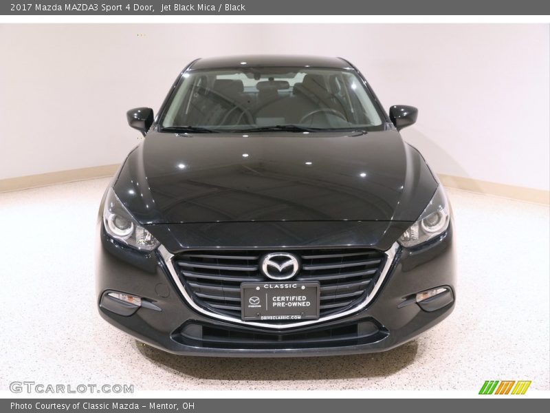 Jet Black Mica / Black 2017 Mazda MAZDA3 Sport 4 Door