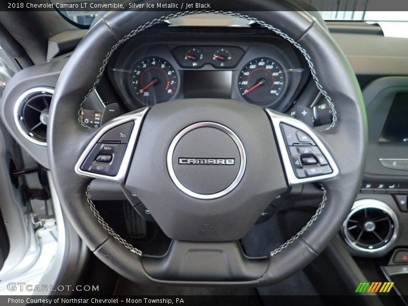 Silver Ice Metallic / Jet Black 2018 Chevrolet Camaro LT Convertible