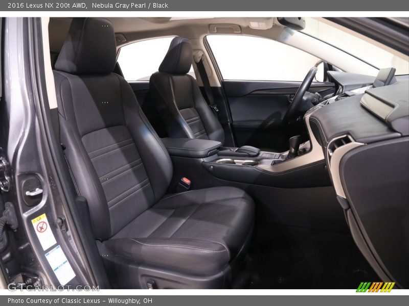 Nebula Gray Pearl / Black 2016 Lexus NX 200t AWD
