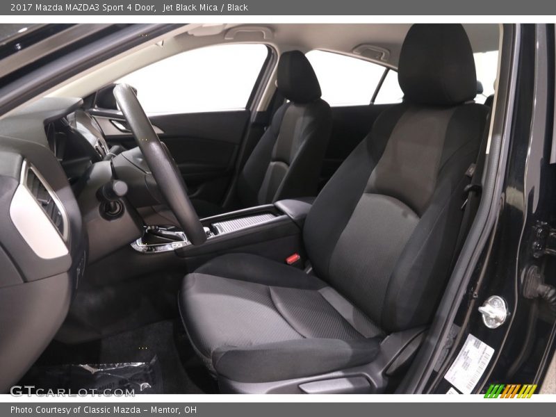 Jet Black Mica / Black 2017 Mazda MAZDA3 Sport 4 Door