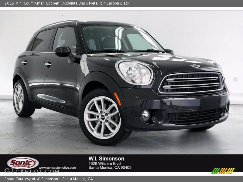 Absolute Black Metallic / Carbon Black 2015 Mini Countryman Cooper