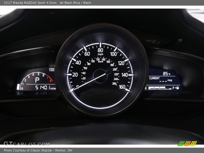 Jet Black Mica / Black 2017 Mazda MAZDA3 Sport 4 Door