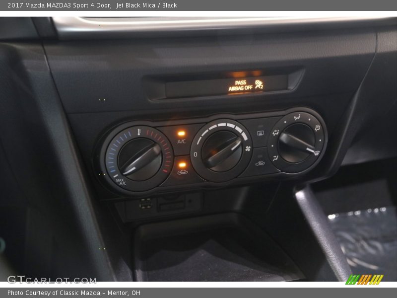 Jet Black Mica / Black 2017 Mazda MAZDA3 Sport 4 Door