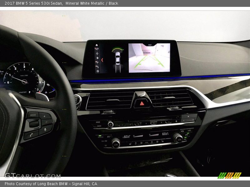 Mineral White Metallic / Black 2017 BMW 5 Series 530i Sedan