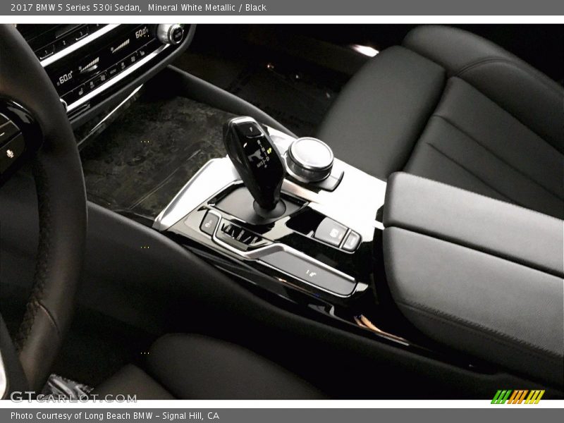 Mineral White Metallic / Black 2017 BMW 5 Series 530i Sedan