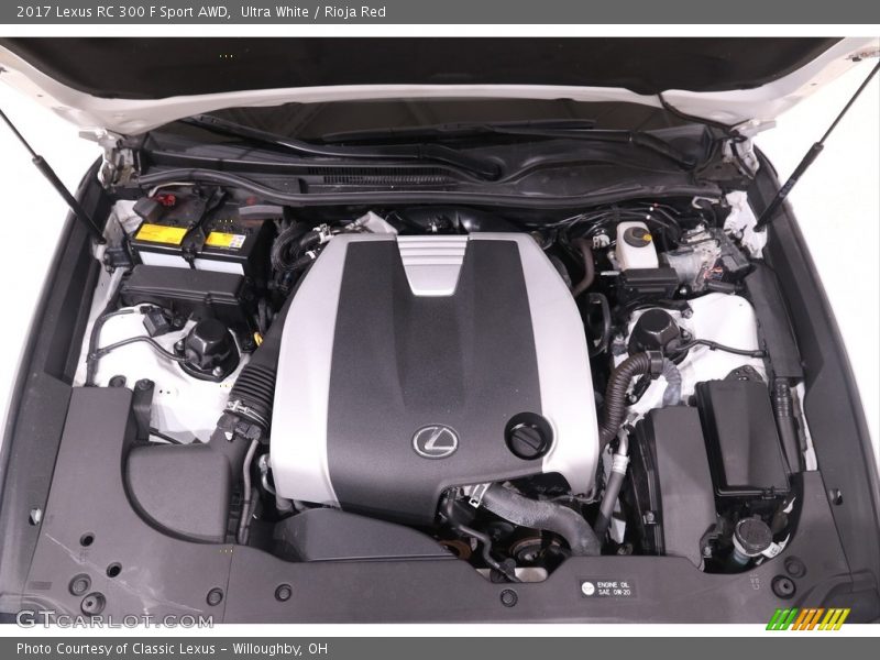 Ultra White / Rioja Red 2017 Lexus RC 300 F Sport AWD