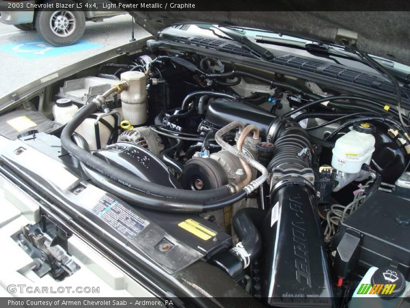 Light Pewter Metallic / Graphite 2003 Chevrolet Blazer LS 4x4