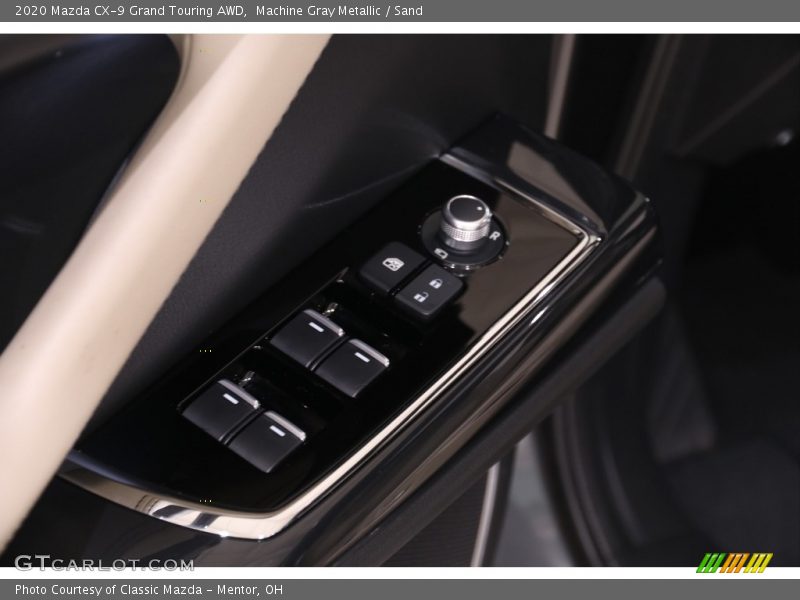 Machine Gray Metallic / Sand 2020 Mazda CX-9 Grand Touring AWD