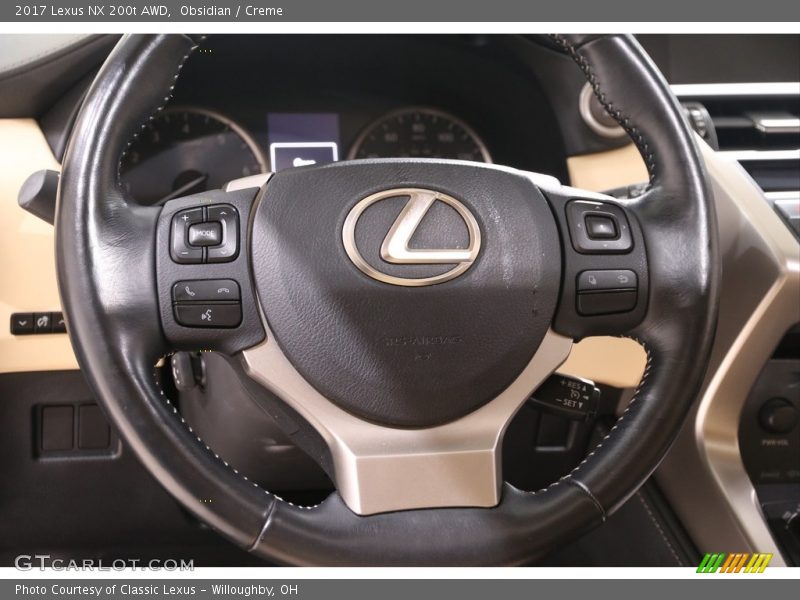 Obsidian / Creme 2017 Lexus NX 200t AWD