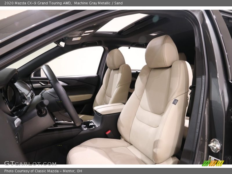 Machine Gray Metallic / Sand 2020 Mazda CX-9 Grand Touring AWD