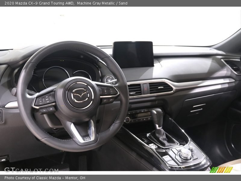 Machine Gray Metallic / Sand 2020 Mazda CX-9 Grand Touring AWD