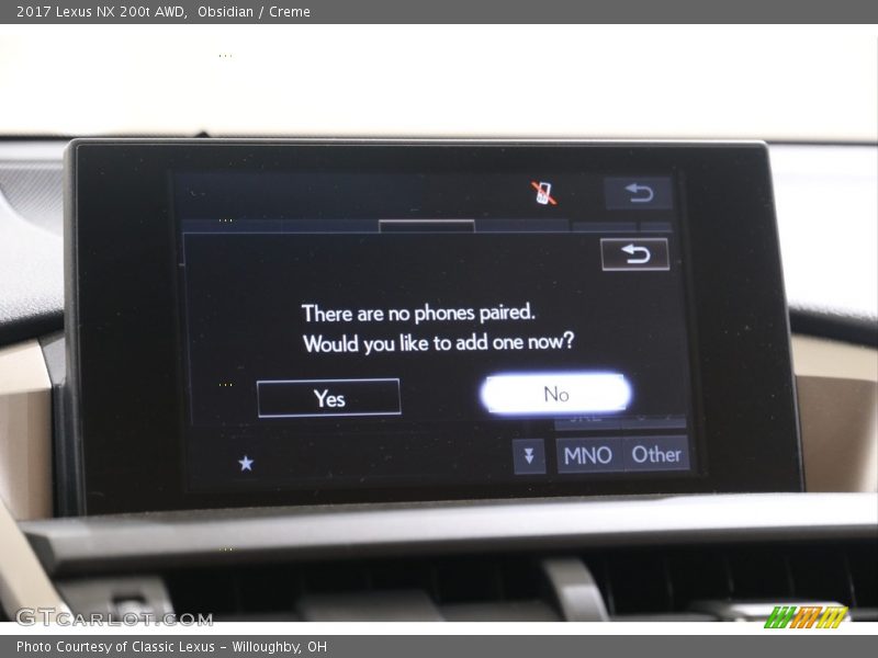 Obsidian / Creme 2017 Lexus NX 200t AWD