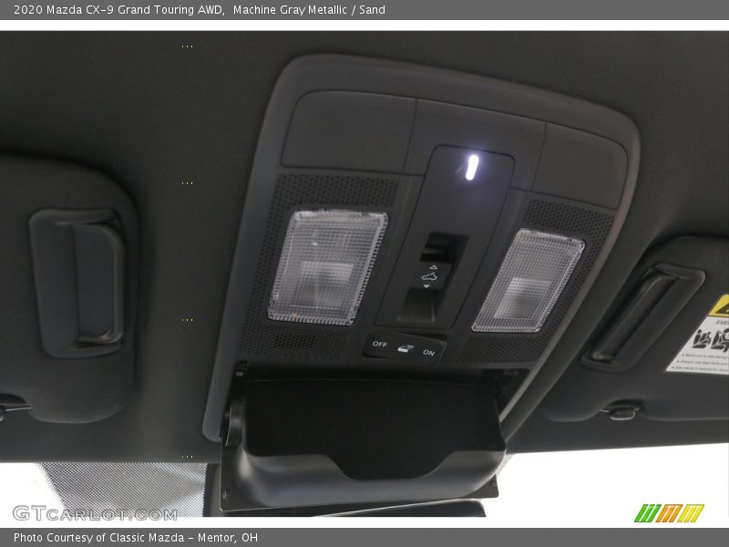 Machine Gray Metallic / Sand 2020 Mazda CX-9 Grand Touring AWD