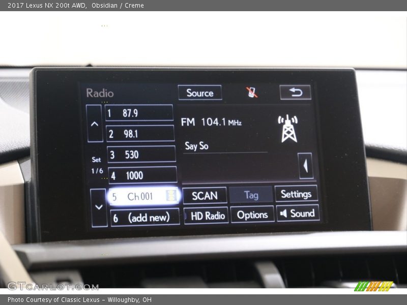 Obsidian / Creme 2017 Lexus NX 200t AWD