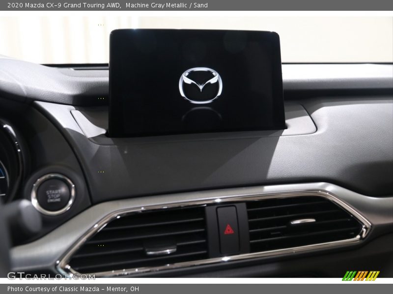 Machine Gray Metallic / Sand 2020 Mazda CX-9 Grand Touring AWD