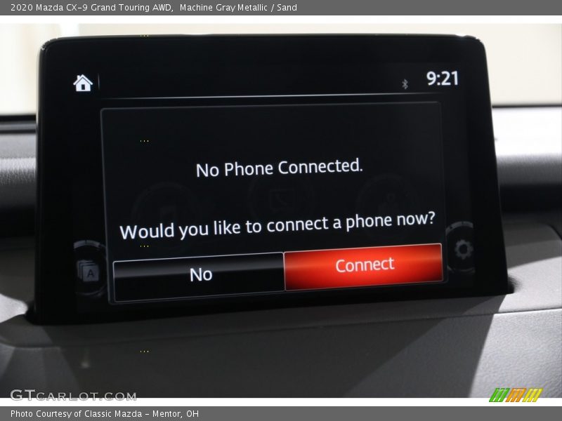Machine Gray Metallic / Sand 2020 Mazda CX-9 Grand Touring AWD