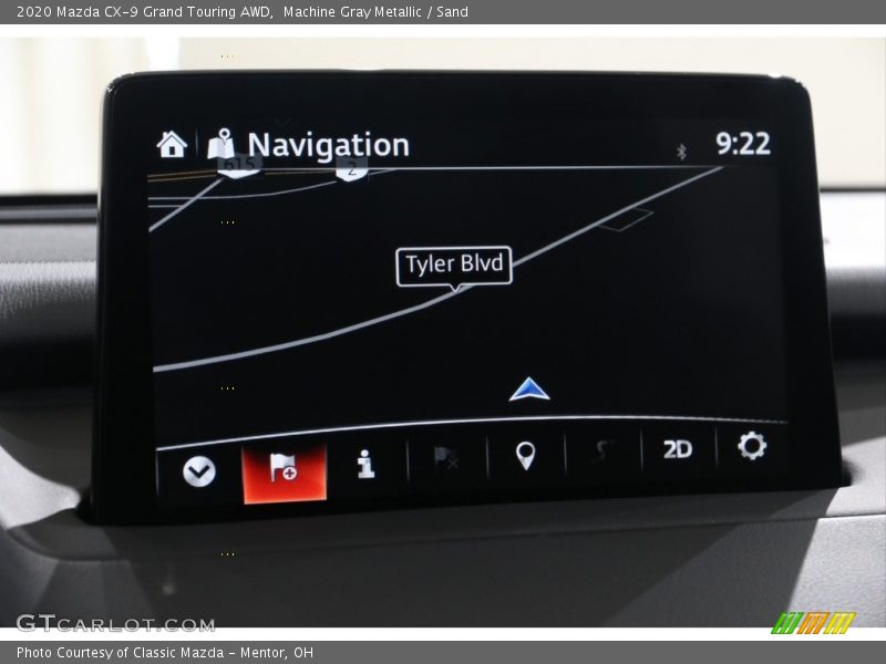 Machine Gray Metallic / Sand 2020 Mazda CX-9 Grand Touring AWD