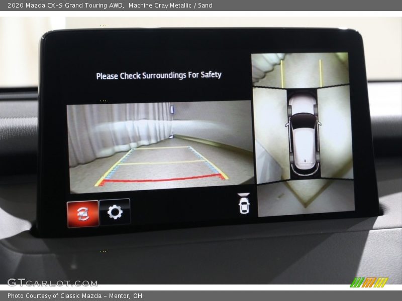 Machine Gray Metallic / Sand 2020 Mazda CX-9 Grand Touring AWD